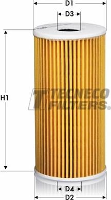 Tecneco Filters OL2167E - Масляный фильтр autosila-amz.com