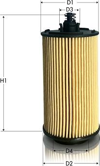 Tecneco Filters OL2182E - Масляный фильтр autosila-amz.com