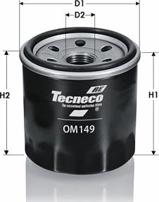 Tecneco Filters OM149 - Масляный фильтр autosila-amz.com