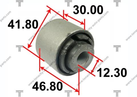 Tenacity AAMHO1054 - Сайлентблок, рычаг подвески колеса autosila-amz.com