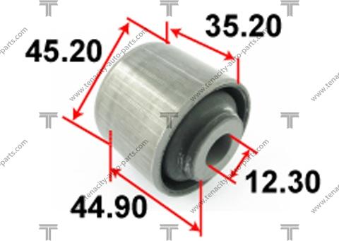 Tenacity AAMMI1045 - Сайлентблок, рычаг подвески колеса autosila-amz.com