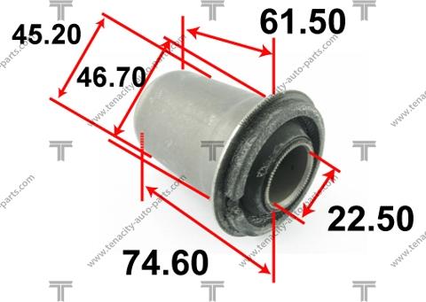 Tenacity AAMTO1091 - Сайлентблок, рычаг подвески колеса autosila-amz.com