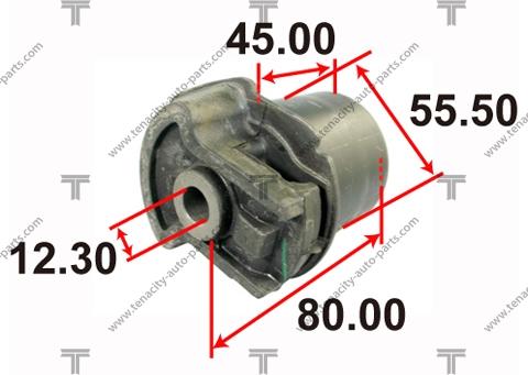 Tenacity AAMTO1056 - Сайлентблок балки моста autosila-amz.com