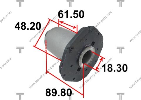 Tenacity AAMTO1039 - Сайлентблок, рычаг подвески колеса autosila-amz.com