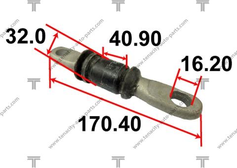 Tenacity AAMTO1036 - Сайлентблок, рычаг подвески колеса autosila-amz.com