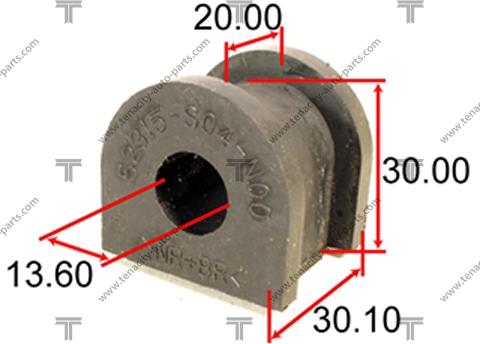 Tenacity ASBHO1005 - Втулка стабилизатора autosila-amz.com