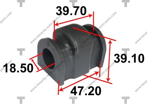 Tenacity ASBMA1019 - Втулка стабилизатора autosila-amz.com