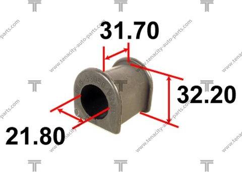 Tenacity ASBTO1010 - Втулка стабилизатора autosila-amz.com