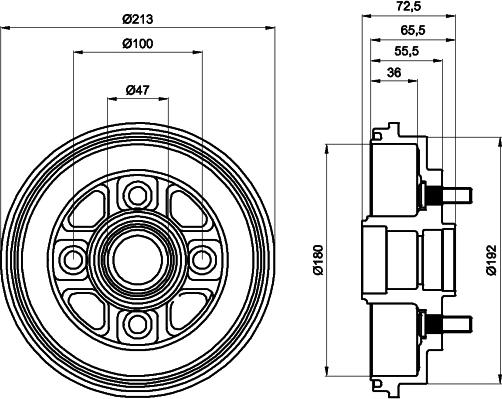 Textar 94022900 - Тормозной барабан autosila-amz.com