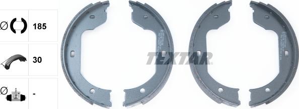 Textar 91058700 - Колодки тормозные барабанные компл. B7 (F01, F02);3 Convertible (E46),3 Cabriolet (E46),3 Coupe (E46 autosila-amz.com