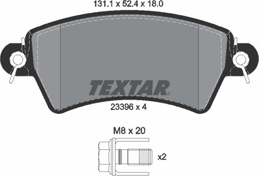 Textar 89015300 - Дисковый тормозной механизм, комплект autosila-amz.com