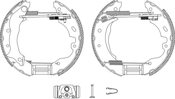 Textar 84049401 - Колодки тормозные барабанные компл. Shoe Kit Pro MONDEO   (GBP),MONDEO (GBP),MONDEO I (GBP),MONDEO I autosila-amz.com