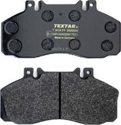 Textar 2906504 - Тормозные колодки, дисковые, комплект autosila-amz.com