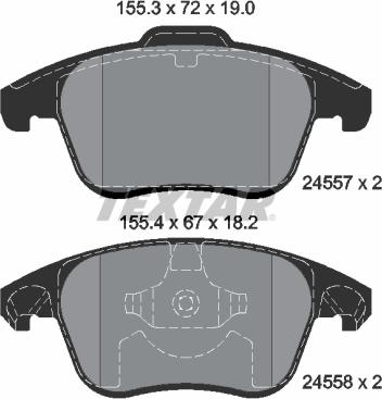 Glaser 1617273380 - Тормозные колодки, дисковые, комплект autosila-amz.com