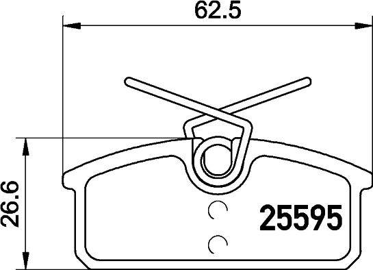 Textar 2559501 - Тормозные колодки, дисковые, комплект autosila-amz.com