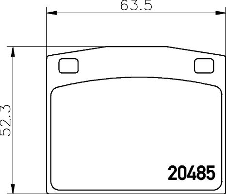 Textar 2048501 - Тормозные колодки, дисковые, комплект autosila-amz.com