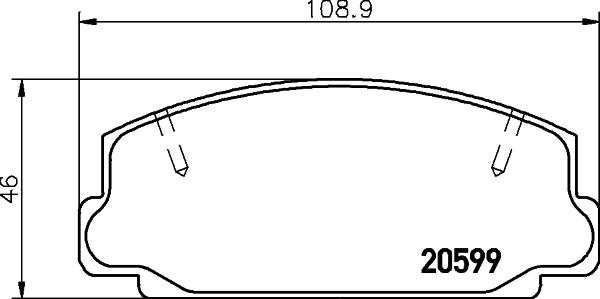 Textar 2059902 - Тормозные колодки, дисковые, комплект autosila-amz.com