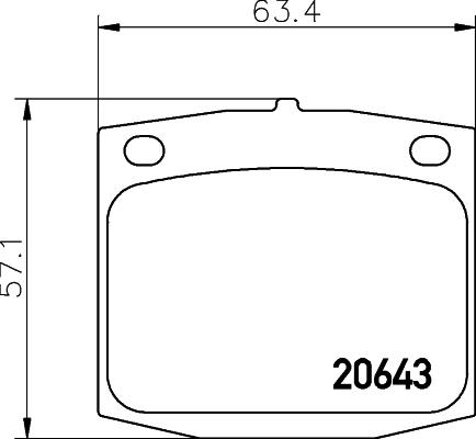 Textar 2064301 - Тормозные колодки, дисковые, комплект autosila-amz.com