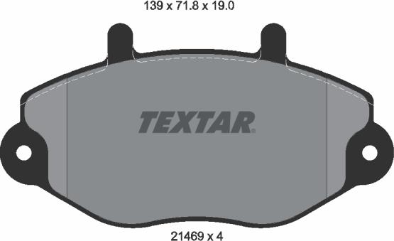 Textar 89002600 - Дисковый тормозной механизм, комплект autosila-amz.com