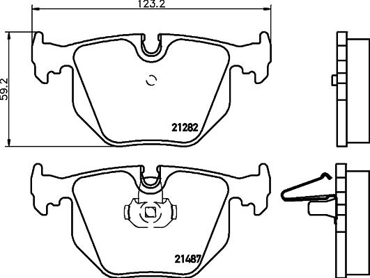 Textar 2148702 - Тормозные колодки, дисковые, комплект autosila-amz.com