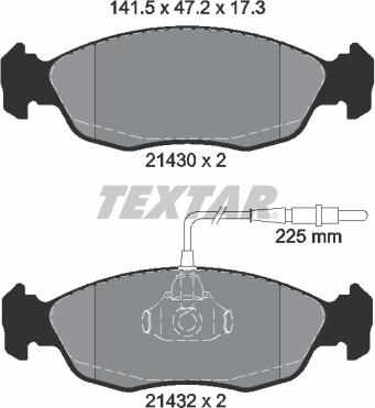 Textar 89010800 - Дисковый тормозной механизм, комплект autosila-amz.com