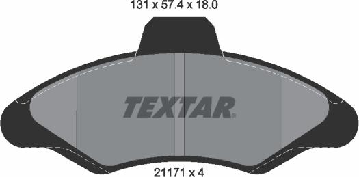 Textar 89001900 - Дисковый тормозной механизм, комплект autosila-amz.com