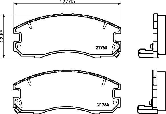 Textar 2176301 - Тормозные колодки, дисковые, комплект autosila-amz.com