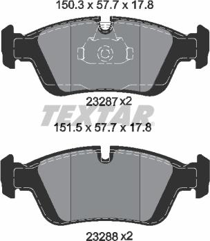 Textar 89014700 - Дисковый тормозной механизм, комплект autosila-amz.com