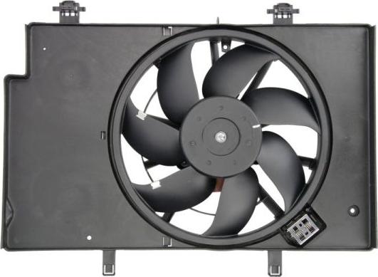 Thermotec D8G009TT - Вентилятор радиатора (с корпусом) FORD B-MAX, ECOSPORT, FIESTA VI 1.25-1.6D 06.08- autosila-amz.com