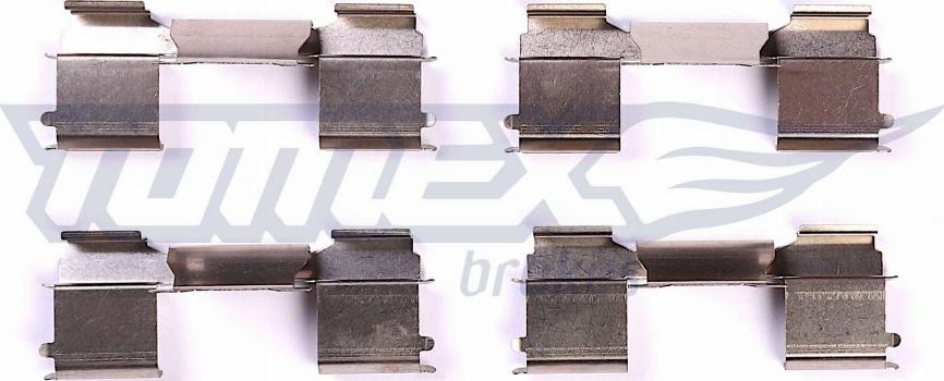 TOMEX brakes TX 44-06 - Комплектующие для колодок дискового тормоза autosila-amz.com