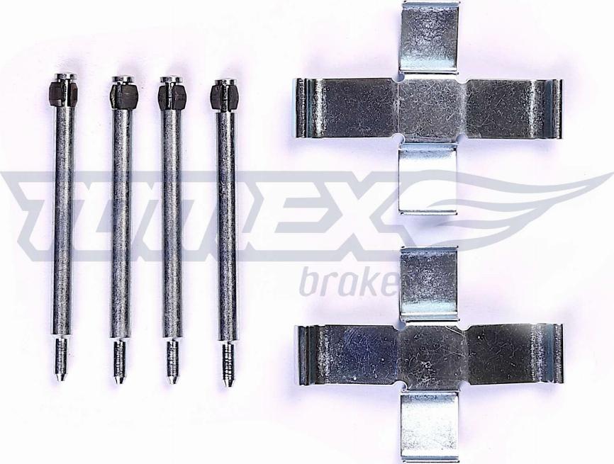 TOMEX brakes TX 44-72 - Комплектующие для колодок дискового тормоза autosila-amz.com