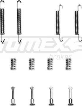 TOMEX brakes TX 40-02 - Комплектующие, барабанный тормозной механизм autosila-amz.com