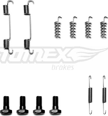 TOMEX brakes TX 40-07 - Комплектующие, барабанный тормозной механизм autosila-amz.com
