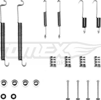 TOMEX brakes TX 40-18 - Комплектующие, барабанный тормозной механизм autosila-amz.com