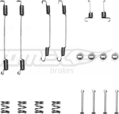 TOMEX brakes TX 40-13 - Комплектующие, барабанный тормозной механизм autosila-amz.com