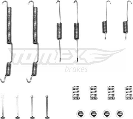 TOMEX brakes TX 40-29 - Комплектующие, барабанный тормозной механизм autosila-amz.com