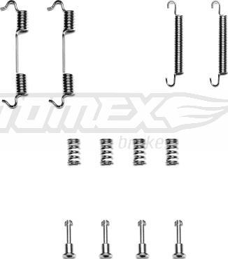 TOMEX brakes TX 40-24 - Комплектующие, барабанный тормозной механизм autosila-amz.com