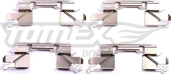 TOMEX brakes TX 43-91 - Комплектующие для колодок дискового тормоза autosila-amz.com