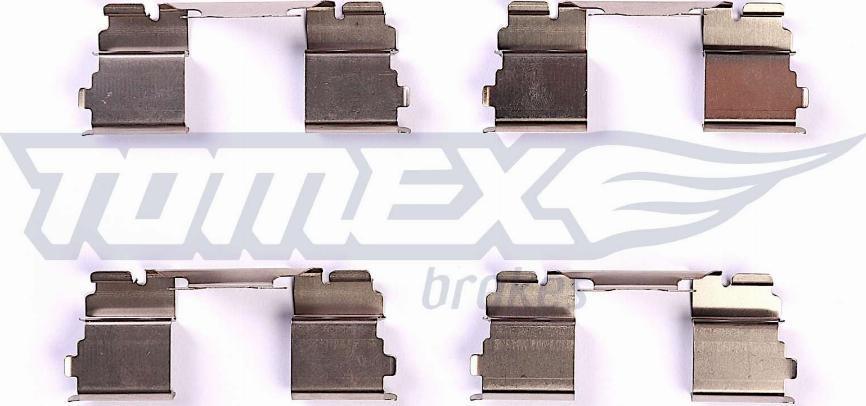 TOMEX brakes TX 43-50 - Комплектующие для колодок дискового тормоза autosila-amz.com