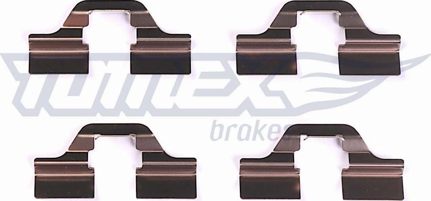 TOMEX brakes TX 43-05 - Комплектующие для колодок дискового тормоза autosila-amz.com