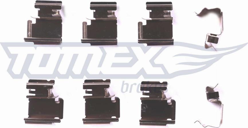 TOMEX brakes TX 43-01 - Комплектующие для колодок дискового тормоза autosila-amz.com