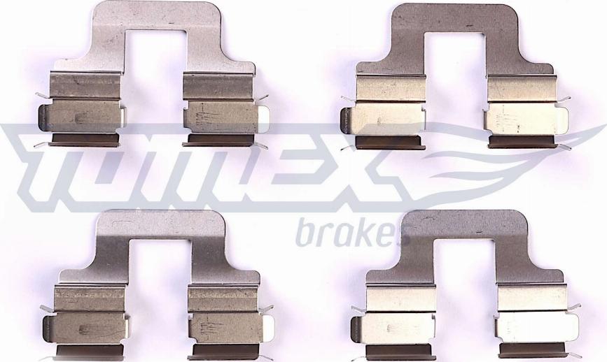 TOMEX brakes TX 43-15 - Комплектующие для колодок дискового тормоза autosila-amz.com
