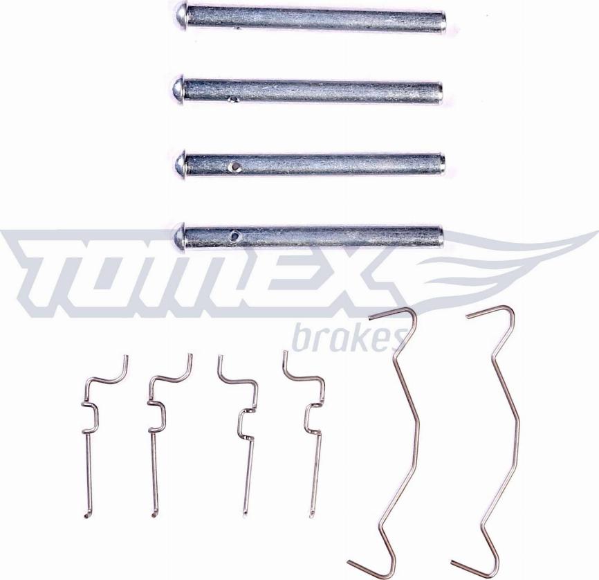 TOMEX brakes TX 43-10 - Комплектующие для колодок дискового тормоза autosila-amz.com