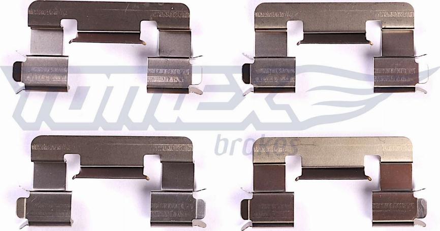 TOMEX brakes TX 43-36 - Комплектующие для колодок дискового тормоза autosila-amz.com