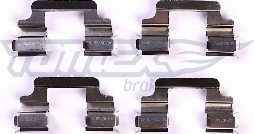 TOMEX brakes TX 43-33 - Комплектующие для колодок дискового тормоза autosila-amz.com
