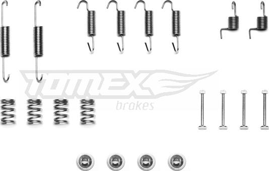 TOMEX brakes TX 42-06 - Комплектующие, барабанный тормозной механизм autosila-amz.com