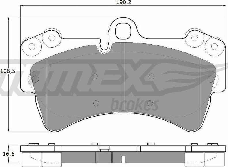 TOMEX brakes TX 14-31 - Тормозные колодки, дисковые, комплект autosila-amz.com