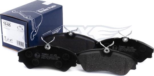 TOMEX brakes TX 10-65 - Комплект тормозных колодок, дисковый тормоз autosila-amz.com