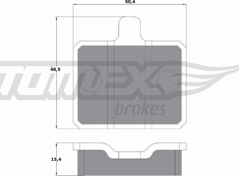 TOMEX brakes TX 10-25 - Тормозные колодки, дисковые, комплект autosila-amz.com