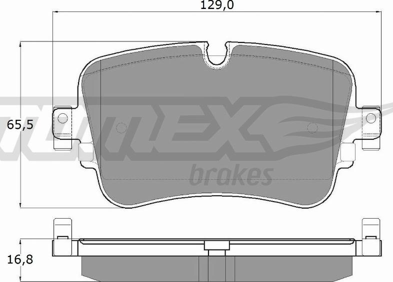 TOMEX brakes TX 18-24 - Тормозные колодки, дисковые, комплект autosila-amz.com